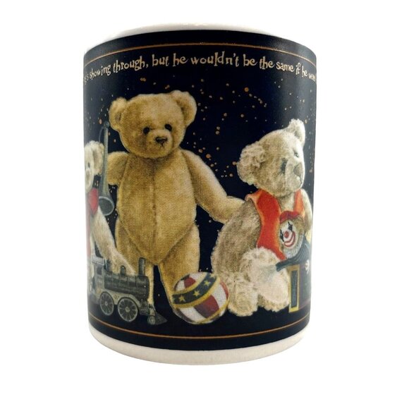 Teddy Bear Coffee Mugs Cup there's a hole in the paw of my bear and his stuffing - Picture 2 of 9